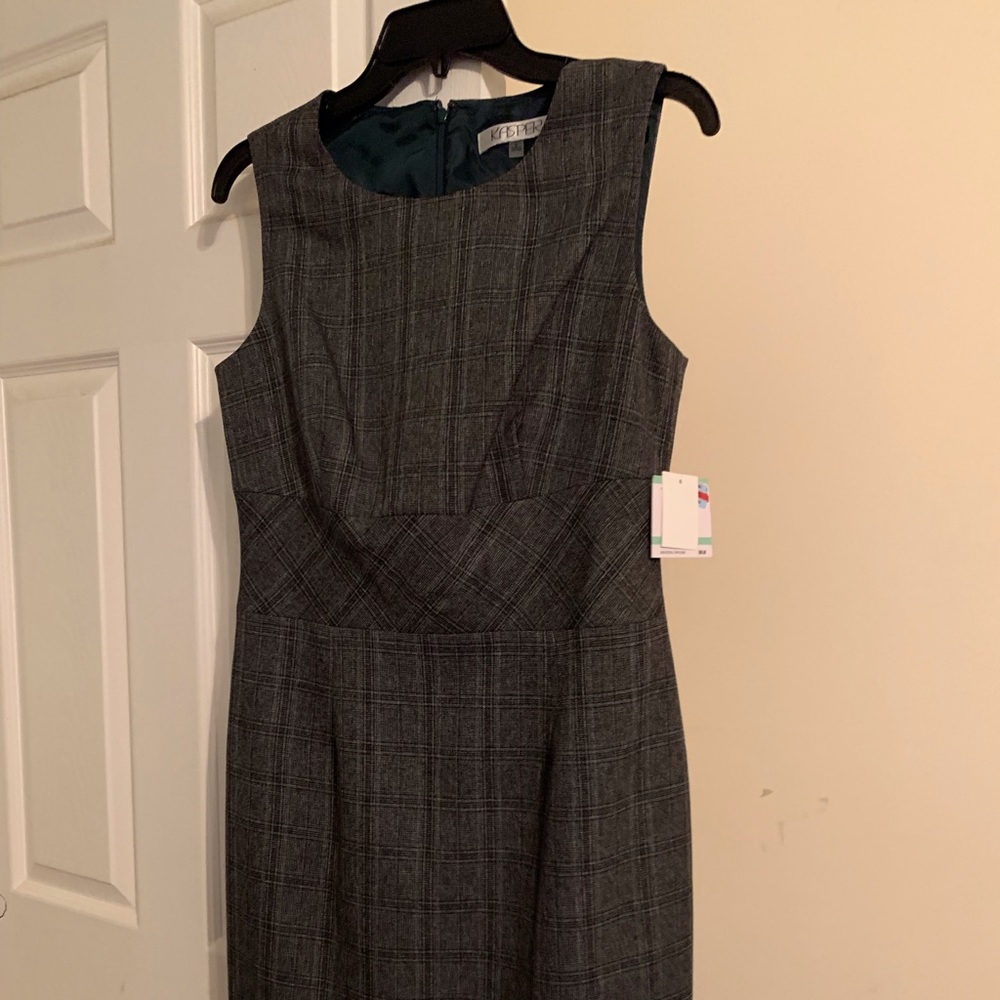 Kasper Professional Dress — Green Plaid NWT